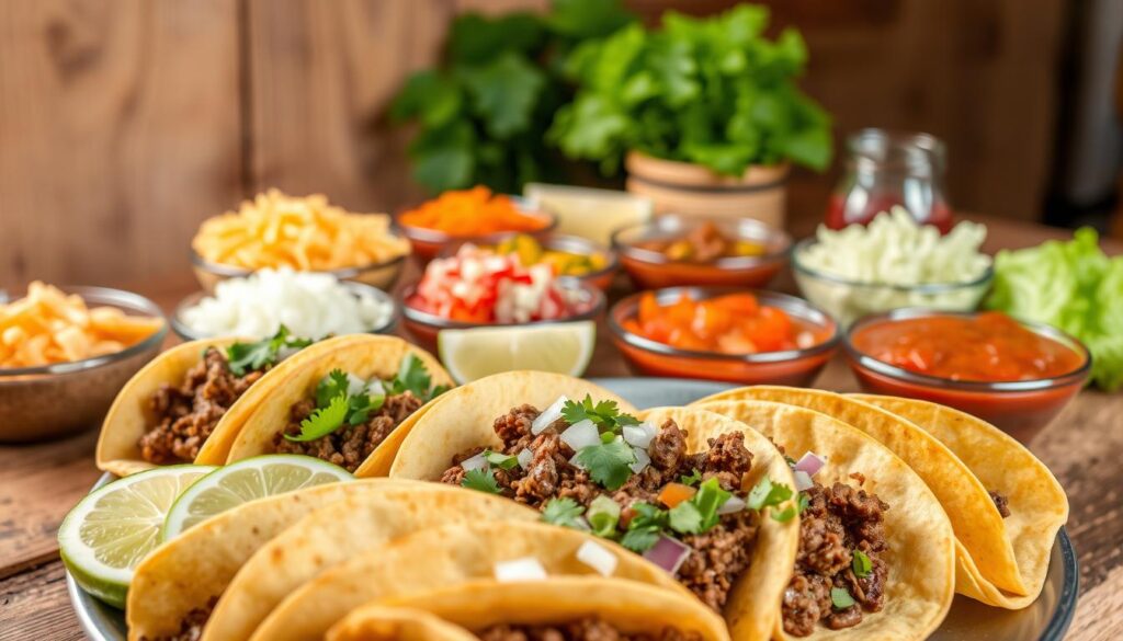 Beef Tacos Recipes Taco Bar Setup