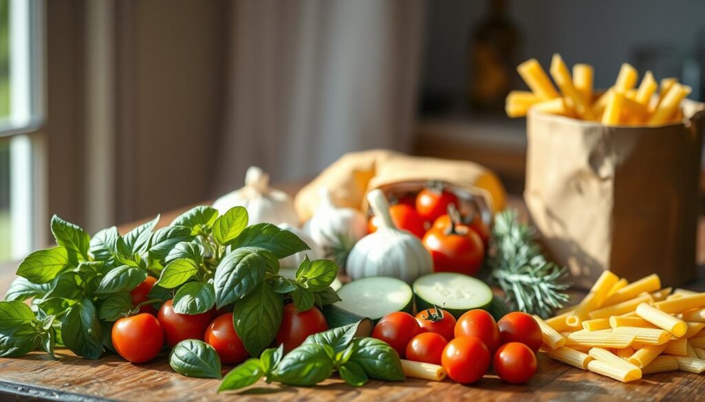 Fresh Vegetables for Pasta