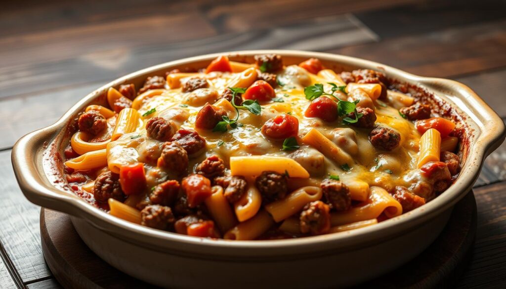 Global Cuisine Beef Pasta Bake