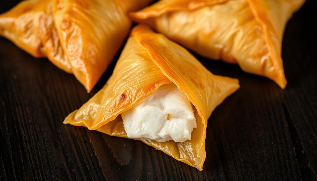 Golden Crispy Filo-Wrapped Fish Parcels