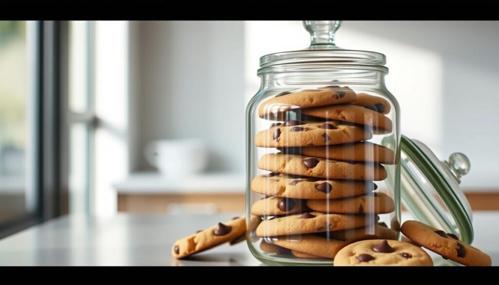 Homemade Chocolate Chip Cookies Storage