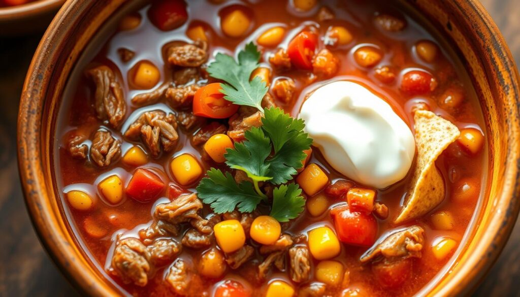 Tex-Mex Leftover Taco Meat Soup