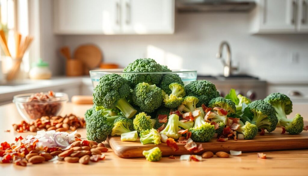 broccoli salad preparation