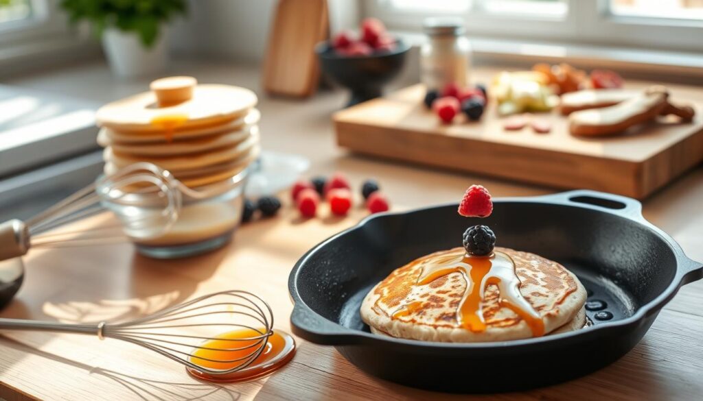 high protein pancake cooking tips