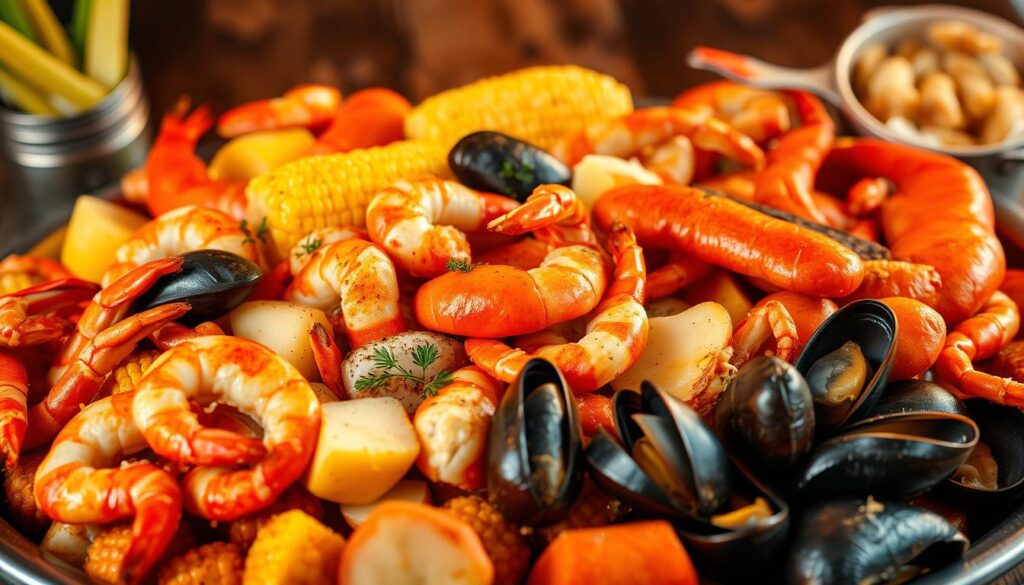 nutritional value of seafood boil