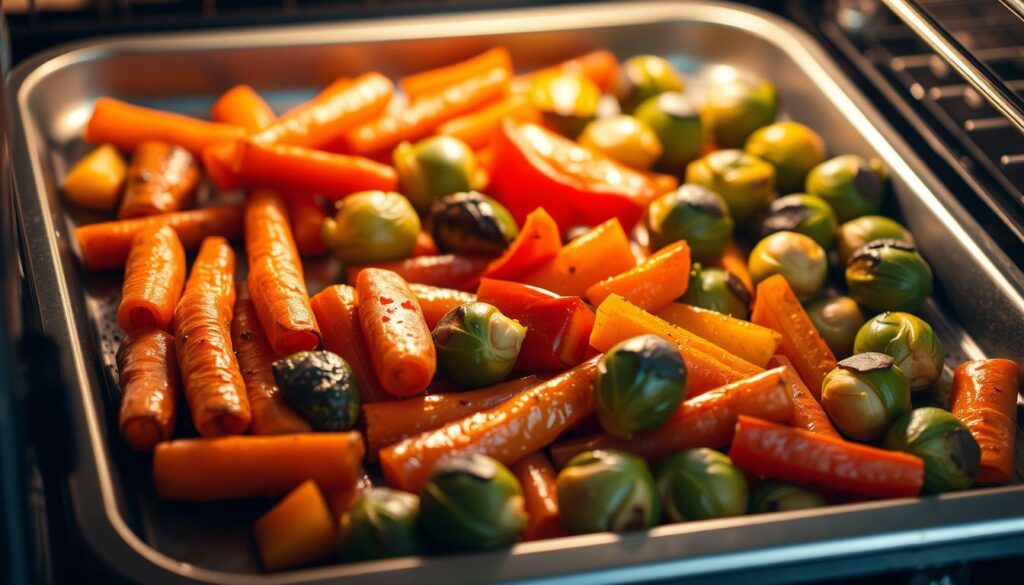 roasting vegetables in oven