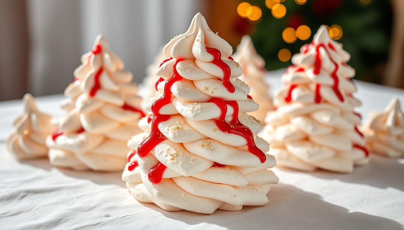 Pavlova Christmas Trees